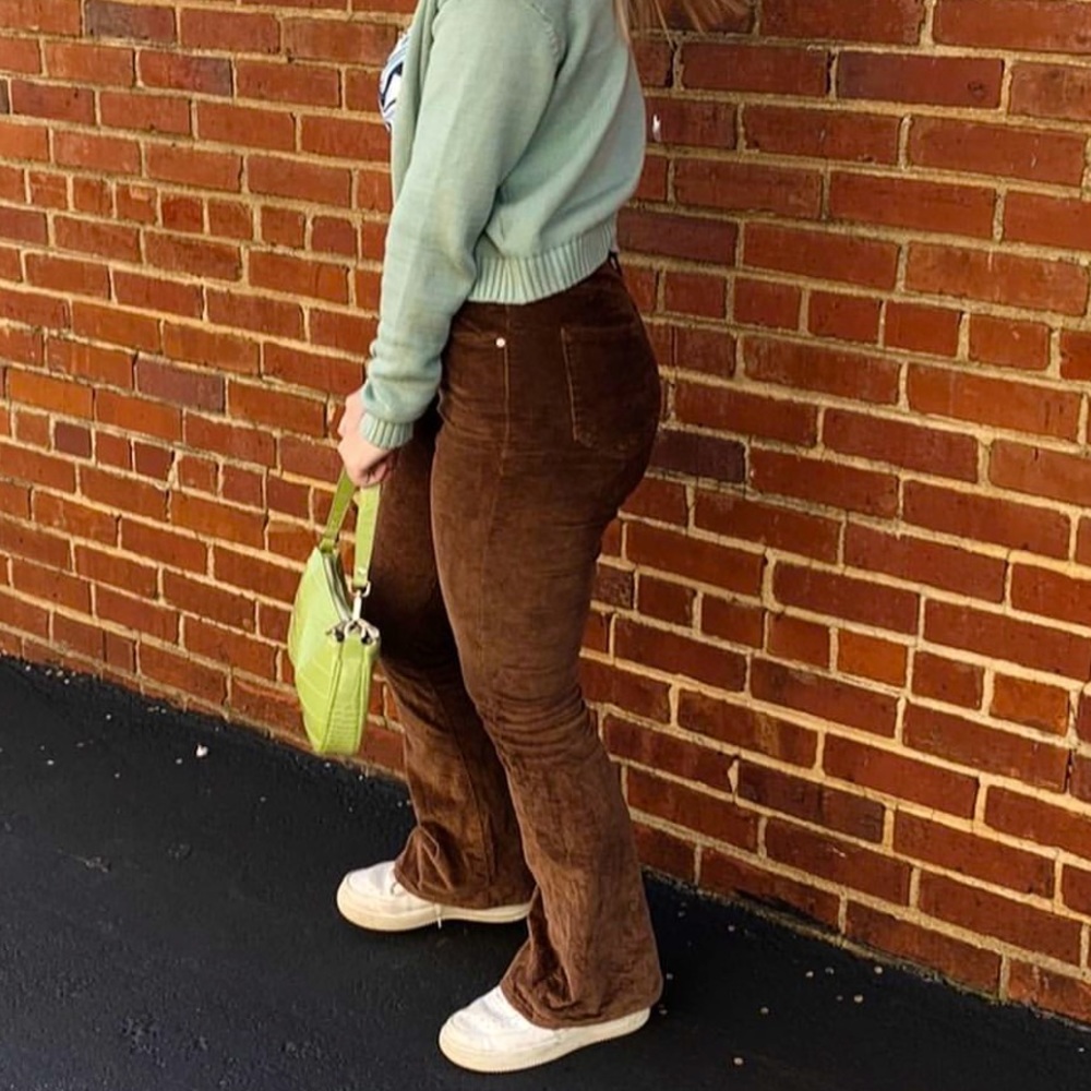 Shein Brown corduroy pants